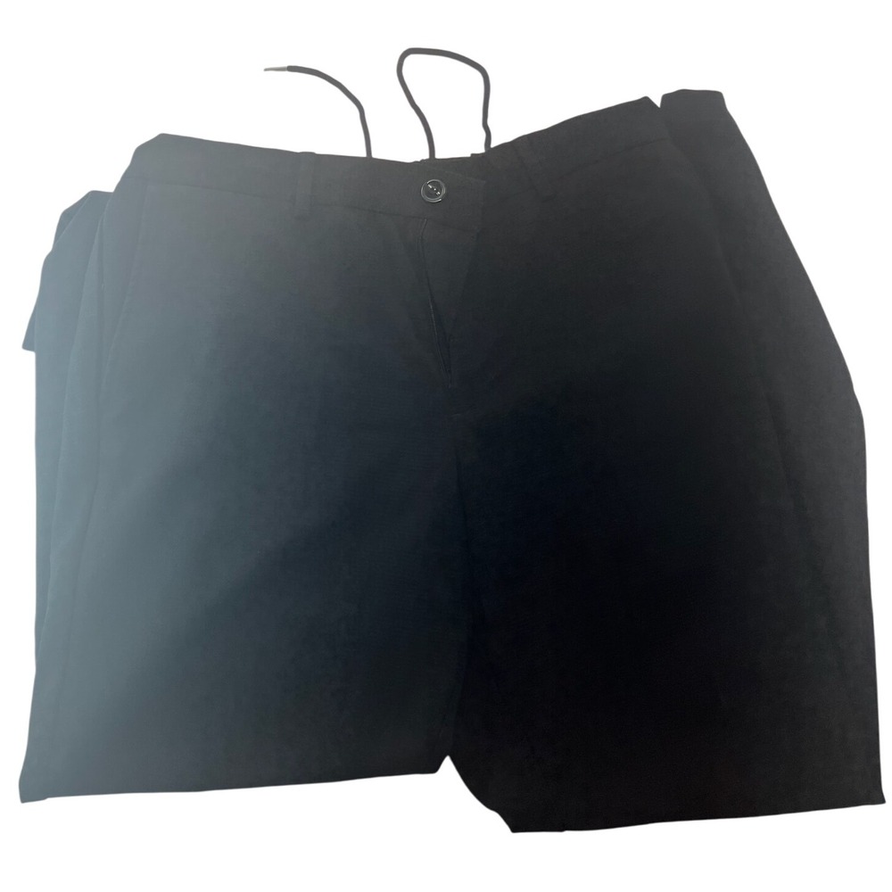 SELECTED HOMME Mens Slit Tapered String Pants Black Size M‎